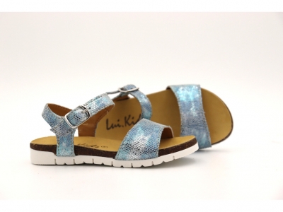 Sandale copii fete Lui Shoes, cod 6S168, seria ELSA, multicolor, piele naturala