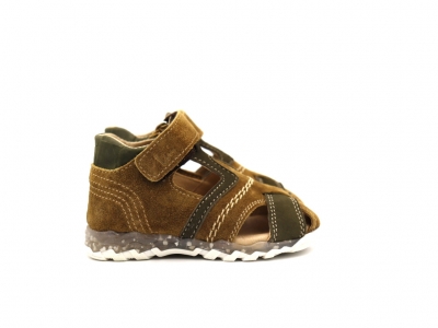 Sandale copii Lui Shoes, cod 3S300, seria SIMBA, maro, piele naturala