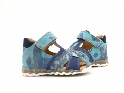 Sandale copii Lui Shoes, cod 3S301, seria SIMBA, albastru, piele naturala