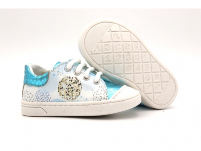 Pantofi sport copii Lui Shoes, cod 3A843, seria MONALISA, multicolor, piele naturala