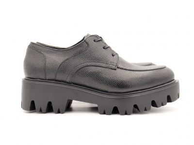 Pantofi femei Lui Shoes, cod 2P427, seria LORI, negru, piele naturala