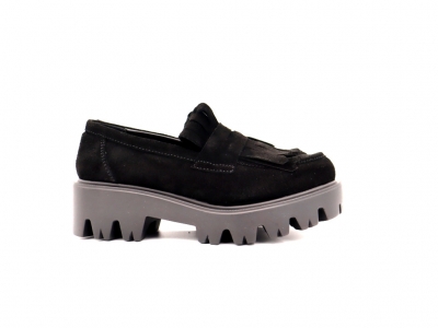 Pantofi femei Lui Shoes, cod 2P430, seria LORI, negru, piele naturala