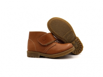 Ghete copii Lui Shoes, cod 3G2221, seria CREP SKY, maro deschis, piele naturala