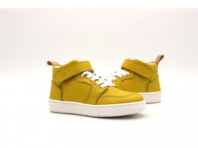 Pantofi sport copii Lui Kids, cod 3A872, seria MEXX, galben, piele naturala