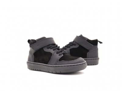 Pantofi sport copii Lui Kids, cod 3A874, seria MEXX, negru, piele naturala