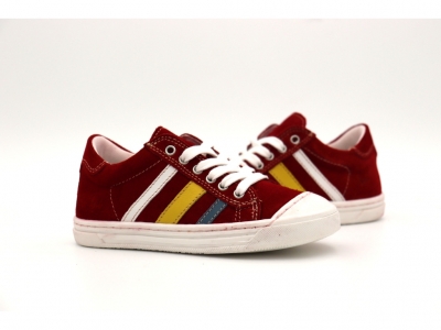 Pantofi sport copii Lui Kids, cod 3A885, seria ANDOS, rosu, piele naturala