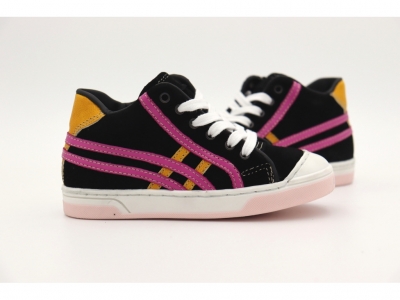 Pantofi sport copii Lui Kids, cod 3A895, seria TRIP SKY, negru, piele naturala