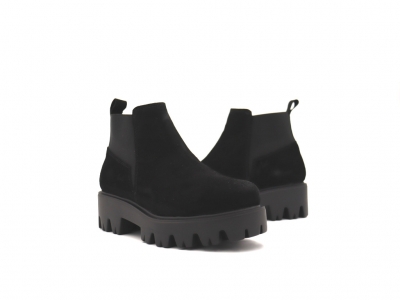 Botine femei Lui Shoes, cod 2B72, seria HELI F, negru, piele naturala