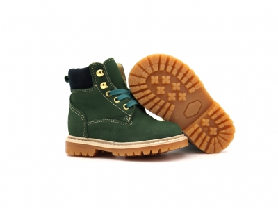 Ghete copii Lui Shoes, cod 3G2229, seria TIMMY, verde forest, piele naturala