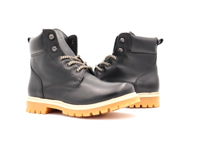 Ghete copii Lui Kids, cod 3G2236, seria TIMMY, negru, piele naturala