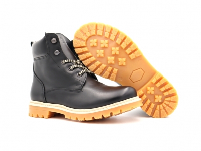 Ghete copii Lui Kids, cod 3G2236, seria TIMMY, negru, piele naturala