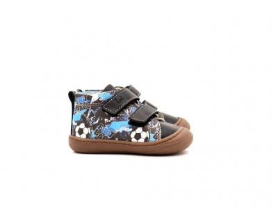 Pantofi sport copii Lui Kids, cod 3A900, seria PRIMO S, maro inchis, piele naturala