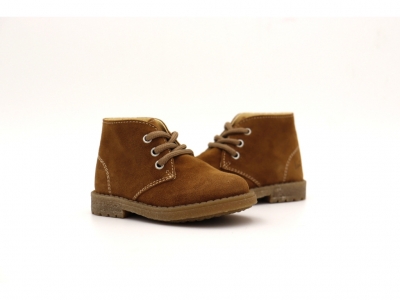 Ghete copii Lui Kids, cod 3G2242, seria CREP, maro deschis, piele naturala