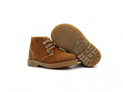 Ghete copii Lui Kids, cod 3G2242, seria CREP, maro deschis, piele naturala