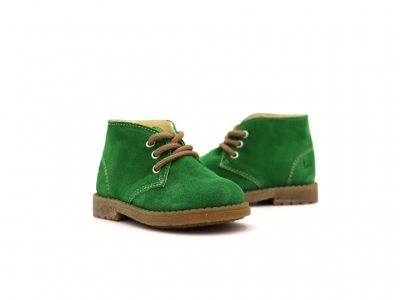 Ghete copii Lui Kids, cod 3G2243, seria CREP, verde lime, piele naturala