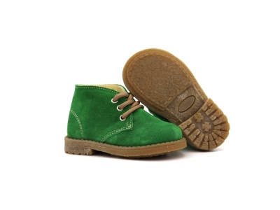 Ghete copii Lui Kids, cod 3G2243, seria CREP, verde lime, piele naturala