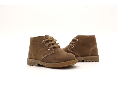 Ghete copii Lui Kids, cod 3G2251, seria CREP, bej, piele naturala