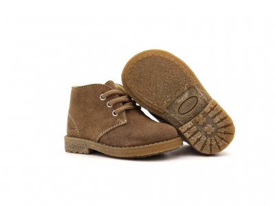 Ghete copii Lui Kids, cod 3G2251, seria CREP, bej, piele naturala