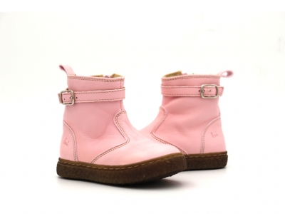 Cizme copii Lui Kids, cod 3C351, seria RITA, roz, piele naturala
