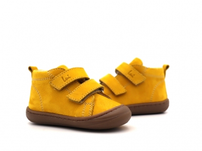 Pantofi sport copii Lui Kids, cod 3A919, seria PRIMO S, galben, piele naturala