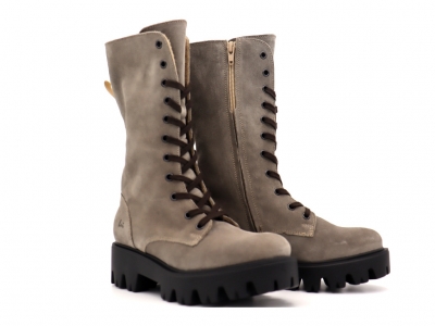 Ghete femei Lui Shoes, cod 2G936, seria SESA, bej, piele naturala