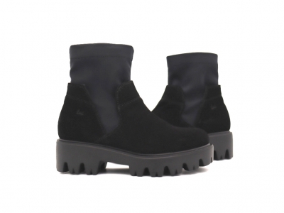 Botine femei Lui Shoes, cod 2B95, seria VERA, negru, piele naturala