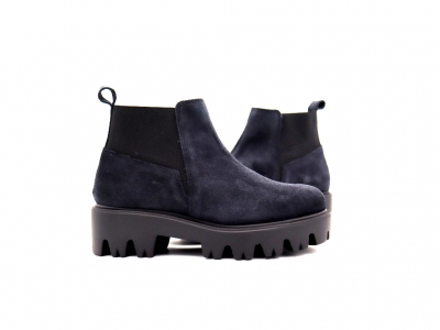 Botine femei Lui Shoes, cod 2B96, seria HELI F, gri, piele naturala