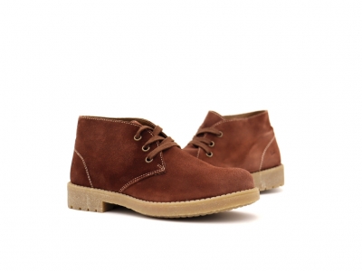 Ghete femei Lui Shoes, cod 2G941, seria CREP, maro, piele naturala