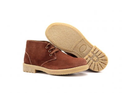 Ghete femei Lui Shoes, cod 2G941, seria CREP, maro, piele naturala
