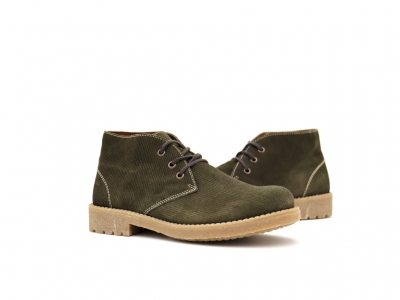 Ghete femei Lui Shoes, cod 2G942, seria CREP, olive, piele naturala