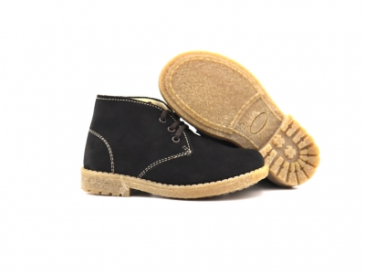 Ghete copii Lui Shoes, cod 3G2314, seria CREP, gri, piele naturala