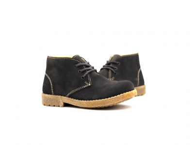 Ghete copii Lui Shoes, cod 3G2315, seria CREP, gri, piele naturala