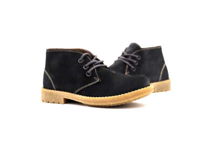 Ghete copii Lui Kids, cod 3G2325, seria CREP, gri, piele naturala