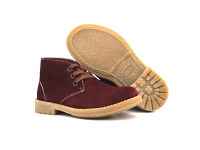 Ghete copii Lui Kids, cod 3G2327, seria CREP, bordo, piele naturala