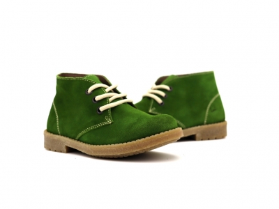 Ghete copii Lui Kids, cod 3G2329, seria CREP, verde, piele naturala