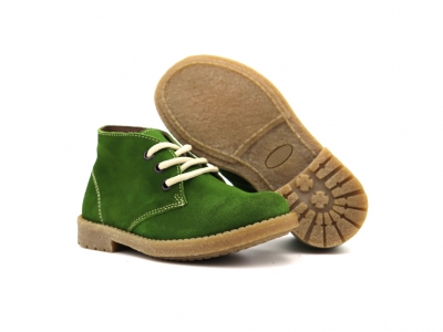 Ghete copii Lui Kids, cod 3G2329, seria CREP, verde, piele naturala