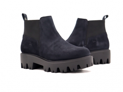 Botine femei Lui Shoes, cod 2B102, seria HELI F, bleumarin, piele naturala