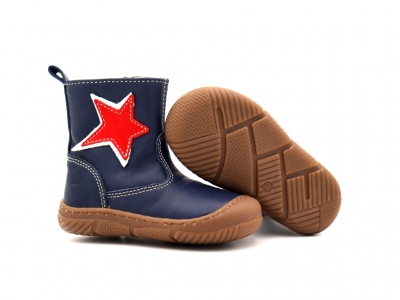 Cizme copii Lui Kids, cod 3C365, seria VICHY, bleumarin, piele naturala