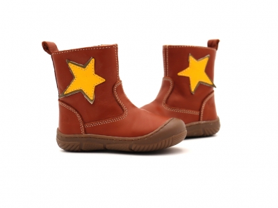 Cizme copii Lui Kids, cod 3C369, seria VICHY, maro, piele naturala