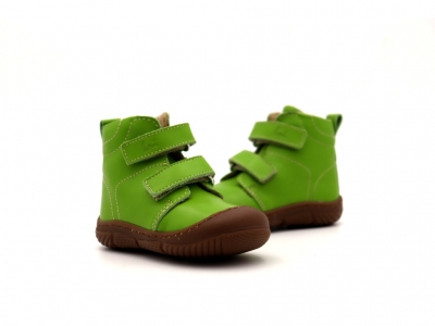 Ghete copii Lui Kids, cod 3G2345, seria ZOOM, verde lime, piele naturala