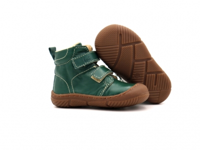 Ghete copii Lui Kids, cod 3G2348, seria ZOOM, verde forest, piele naturala