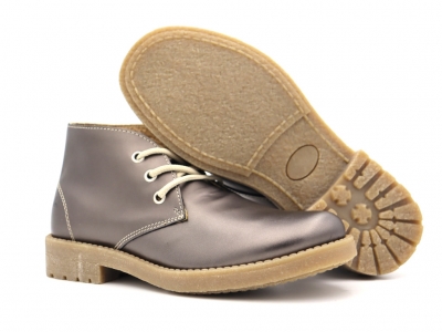 Ghete femei Lui Shoes, cod 2G971, seria CREP, bronz, piele naturala