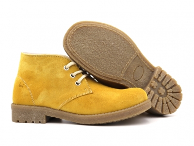 Ghete femei Lui Shoes, cod 2G973, seria CREP, galben, piele naturala