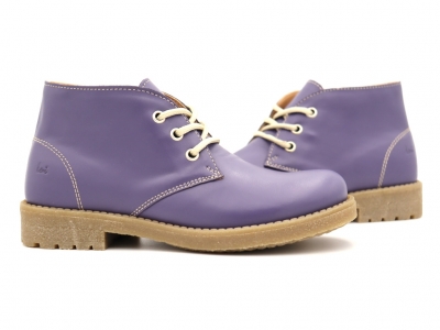 Ghete femei Lui Shoes, cod 2G976, seria CREP, mov, piele naturala
