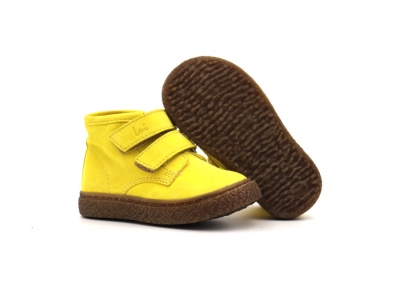 Ghete copii Lui Kids, cod 3G2360, seria BABY S, galben, piele naturala