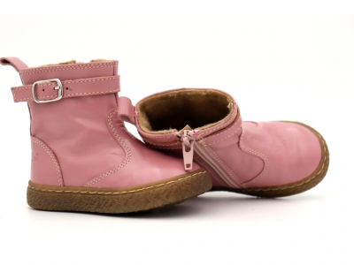 Cizme copii Lui Kids, cod 3C375, seria RITA, roz, piele naturala