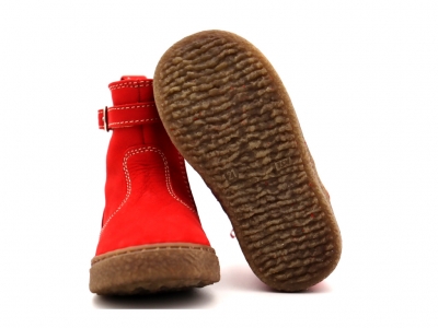 Cizme copii Lui Kids, cod 3C378, seria RITA, rosu, piele naturala