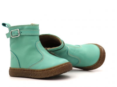 Cizme copii Lui Kids, cod 3C381, seria RITA, turcoaz, piele naturala