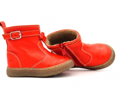 Cizme copii Lui Kids, cod 3C386, seria RITA, rosu, piele naturala