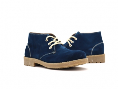 Ghete femei Lui Shoes, cod 2G995, seria CREP, turcoaz, piele naturala